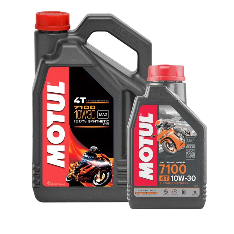 Vendita Finale Olio Motore moto Motul 7100 10w30 Sintetico 100%, confezione da 1 litro o 4 litri