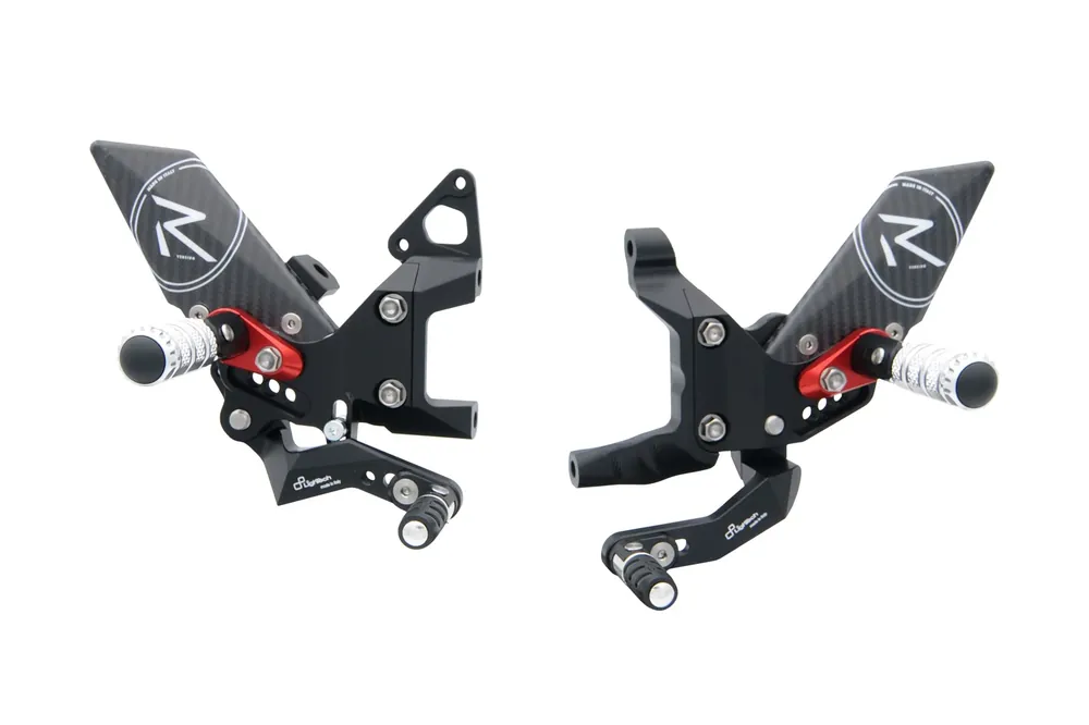 LIGHTECH PEDANE REGOLABILI R VERSION DUCATI PANIGALE 899/959/1199/1299/V2 Offerta Limitata