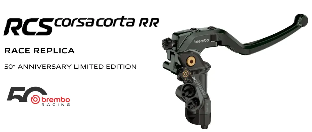 Edizione 50° Anniversario Pompa Freno Radiale Brembo 17RCS CORSA CORTA RR Race Replica Limited Edition Compra Oggi Stesso