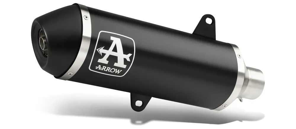 ARROW Terminale Urban acciaio inox con fondello Dark"" per Yamaha NMAX 155 2017-2020 Subito Disponibile