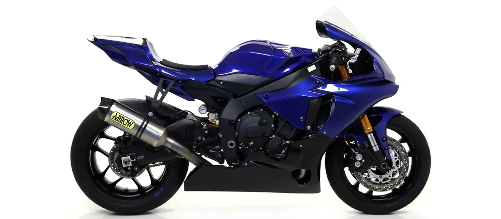 Professionale ARROW Kit completo COMPETITION con dBKiller con fondello carby per Yamaha YZF R1 2017-2023