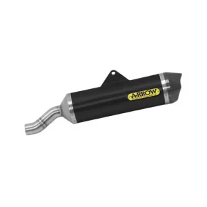 ARROW Terminale Race-Tech Benelli TRK 502 X 2018-2020 alluminio Dark con fondello carby Spedizione Gratuita