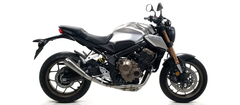 Ultimissimo Modello ARROW Kit completo catalitico con terminali Pro-Race in titanio per Honda CB 650 R 2019-2022