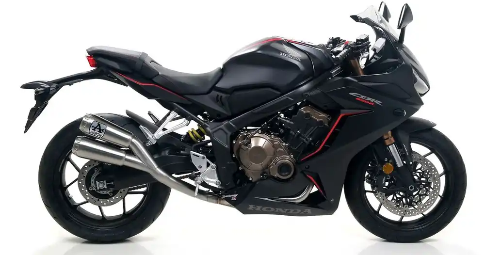 ARROW Kit completo catalitico con terminali Pro-Race Nichrom per Honda CB 650 R 2019-2022 Subito Disponibile