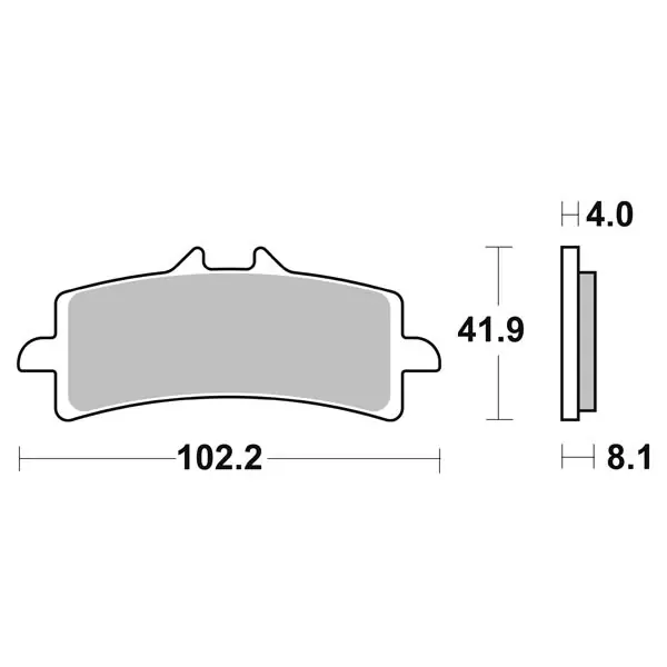 Subito Disponibile Pastiglie Freno Anteriori SBS DC HONDA 1000 CBR RR SP 14 per BMW HP2 Sport 2009-2011