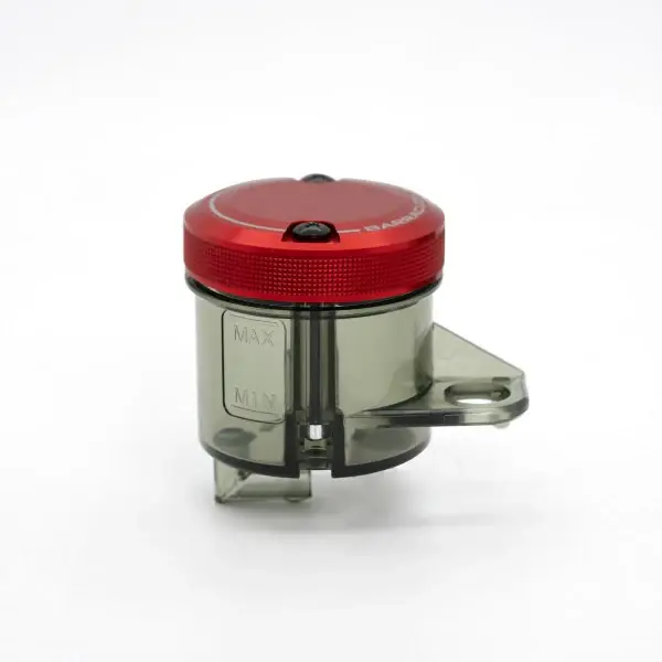 BARRACUDA Vaschetta Liquido freni fumè diametro 50 con Tappo Alluminio Rosso Occasione