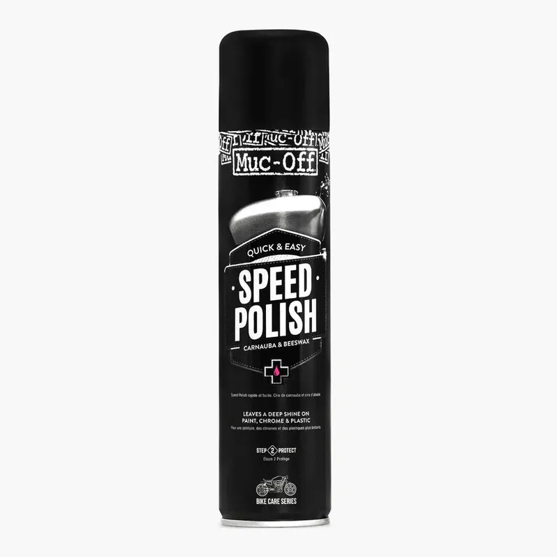 Non Perdere Muc-Off Cera rapida - Speed Polish 500ml - Per una moto splendente in un attimo