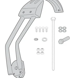 Kit di Fissaggio RM5137KIT per Parafango Ruota Posteriore a fissaggio Laterale GIVI RM02 su BMW F 900 R, F 900 XR Bestseller