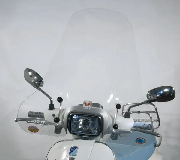 ISOTTA Parabrezza media protezione per vespa s 50-125-150 Reso Gratuito