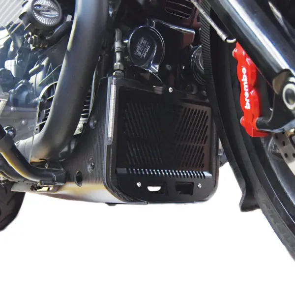 ISOTTA Griglia di protezione per il radiatore nera per Moto Guzzi MGX21 1400 Sconto