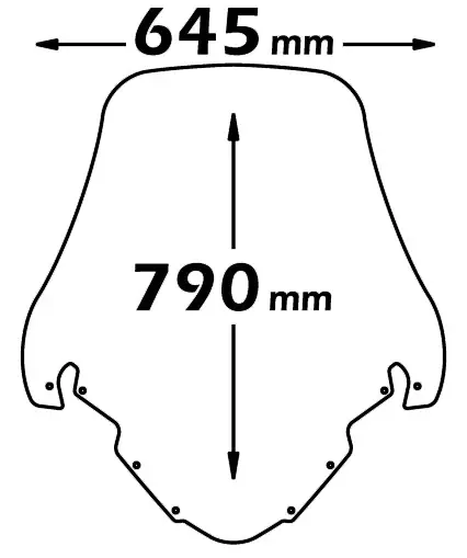ISOTTA Parabrezza alta protezione PER YAMAHA t-max 500 2001-2007 Compra Adesso
