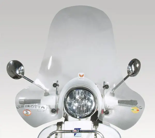 ISOTTA Parabrezza alta protezione per Vespa GT125-200-250 e Vespa GTS 300 Direttamente Dal Produttore