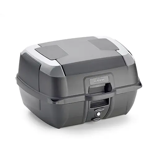 KAPPA K45N Bauletto da 45 Litri con piastra Monolock inclusa, Nero con inserti Argento Compra Oggi Stesso