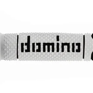Spedizione Espresso DOMINO Manopole OFF ROAD A260 120mm Bianco/Nero, terminale chiuso