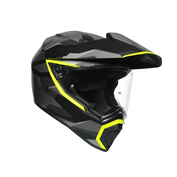 AGV Casco AX9 Siberia Nero Opaco / Giallo Fluo casco adventure Prezzo Conveniente