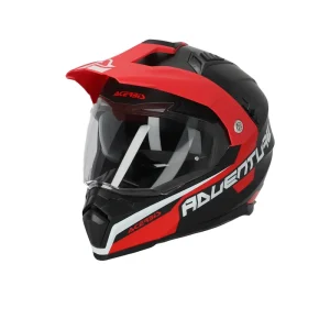 Compra Adesso CASCO Touring / Enduro Stradali / Super Motard / ATV Acerbis FLIP FS-606 22-06 Grigio Scuro/Rosso/Bianco