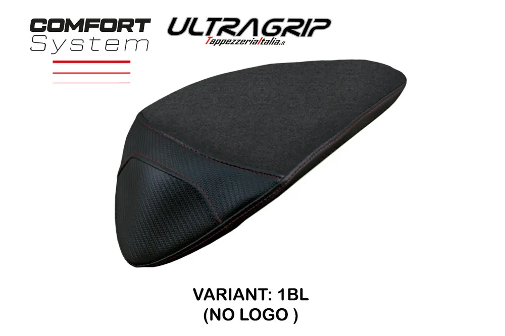 Saldi Rivestimento sella passeggero compatibile Aprilia RSV4 (09-20) modello Pass Ultragrip Comfort System