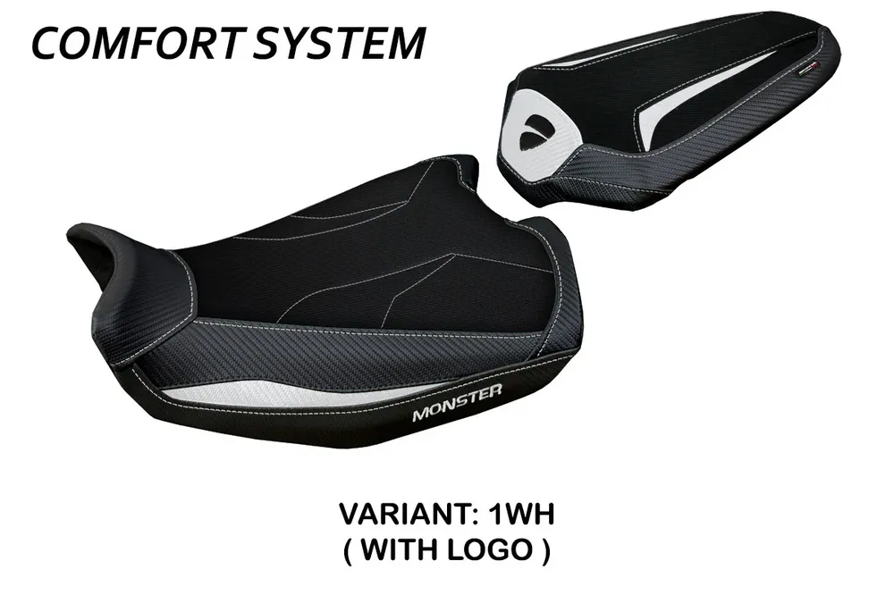 Di Tendenza Rivestimento sella compatibile Ducati Monster 937/950 (21-23) modello Linosa comfort system