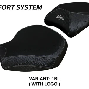 Economico Rivestimento sella compatibile Kawasaki Ninja H2 1000 SX (18-23) modello Moniz comfort system
