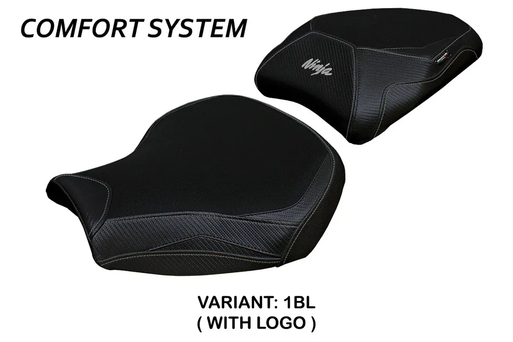 Economico Rivestimento sella compatibile Kawasaki Ninja H2 1000 SX (18-23) modello Moniz comfort system