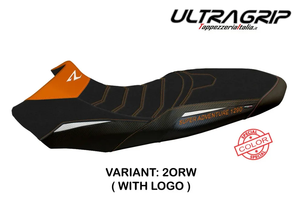Subito Disponibile Rivestimento sella compatibile KTM 1290 Super Adventure R (17-20) modello Vessy special color ultragrip
