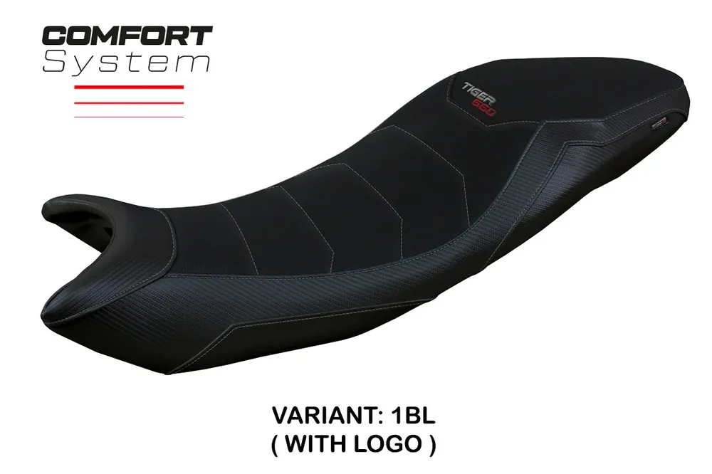 Rivestimento sella compatibile Triumph Tiger 660 (21-23) modello Derry Comfort System Prezzo Di Fabbrica