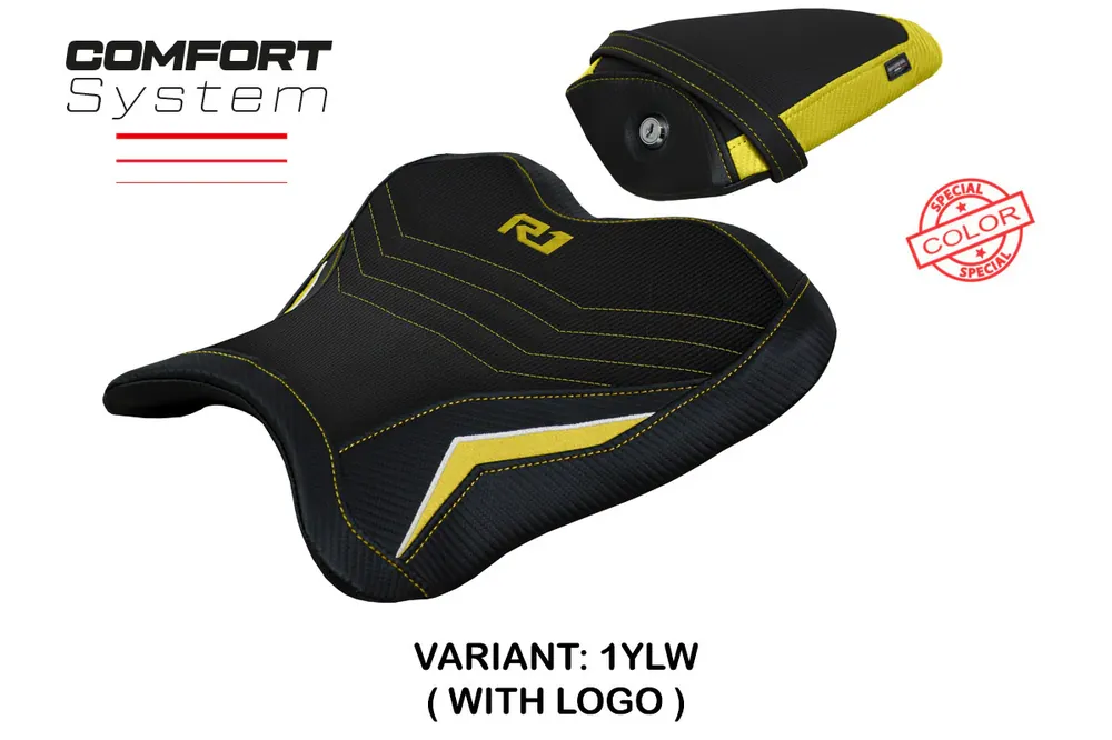 Prezzo Scontato Rivestimento sella compatibile Yamaha R1 (15-23) modello Kagran special color comfort system