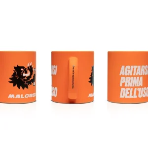 Bestseller MALOSSI Tazza per la colazione Arancione con Logo - IDEA REGALO