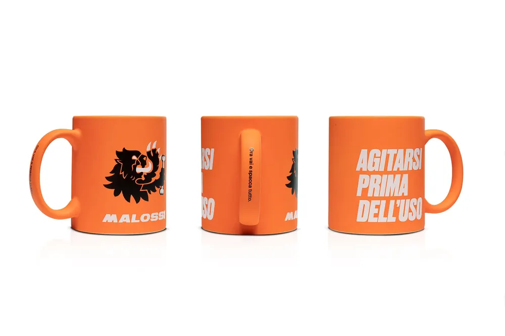 Bestseller MALOSSI Tazza per la colazione Arancione con Logo - IDEA REGALO
