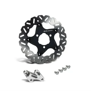 MBK NITRO 50 2T LC MALOSSI KIT WHOOP DISC Ø est. 250 - sp. 3 mm MAGGIORATO/ STAFFA SUPP. PINZA per FORCELL Saldi