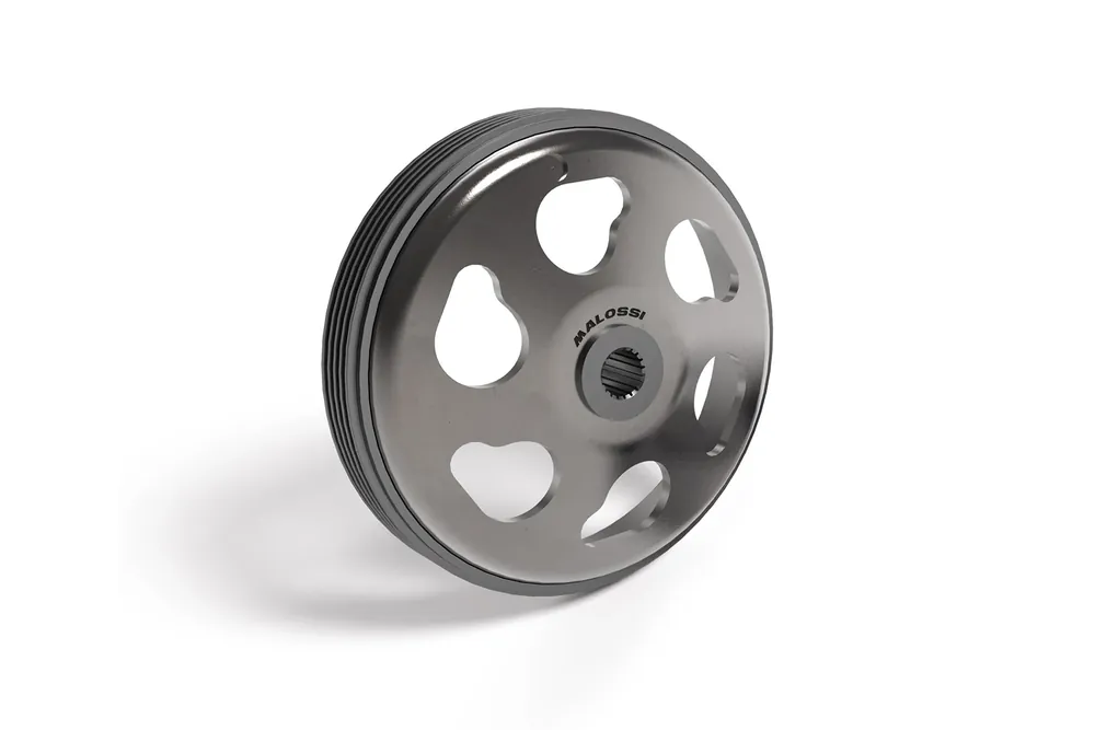 Esclusivo KYMCO DINK Street 125 ie 4T LC euro 3 (SK25) MALOSSI MAXI WING CLUTCH BELL Ø interno 130 mm PESO 933 gr.