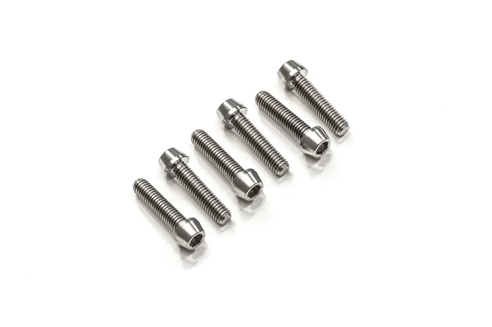Ultimissimo Modello CNC RACING Kit viti pedane M8x25 (6 pz) MV Agusta Brutale - Titanio