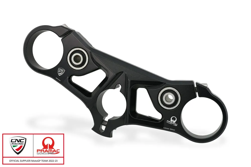 Compra Oggi Stesso CNC RACING Piastre di sterzo Ducati Streetfighter V4 - Superiore - Pramac Racing Limited Edition