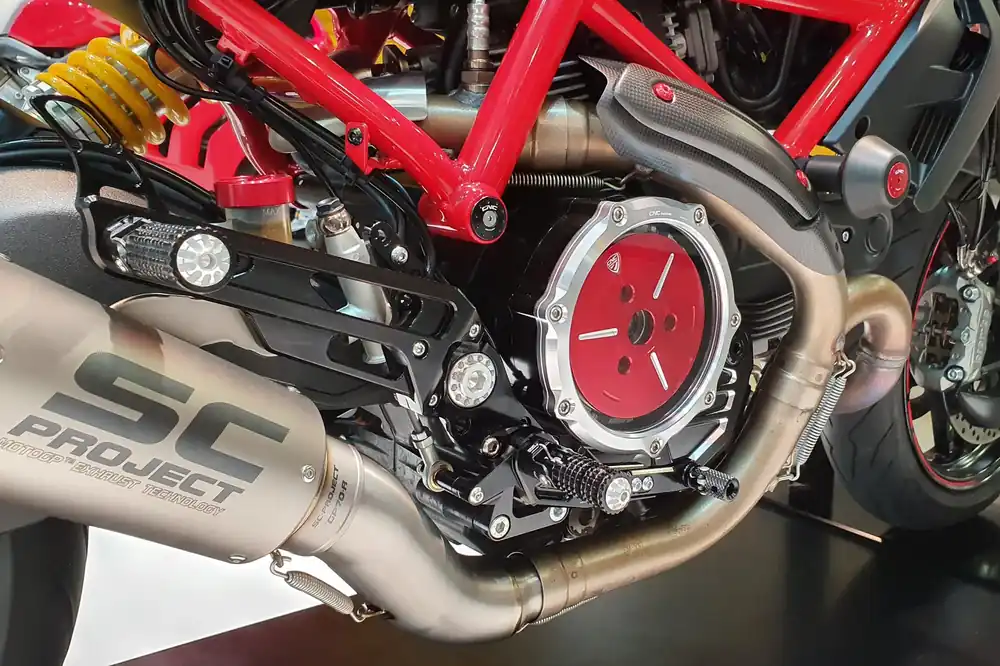 Di Tendenza CNC RACING Anello compensatore per carter trasparente frizioni ad olio Ducati