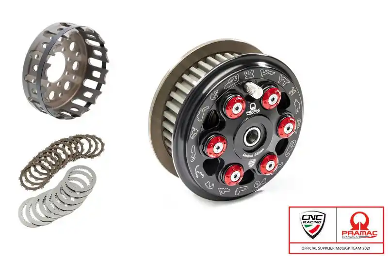 Super Prezzo CNC RACING FRIZIONE ANTISALTELLAMENTO MASTER TECH TEAM PRAMAC LIM. ED. - 12 DENTI SINTERIZZATI