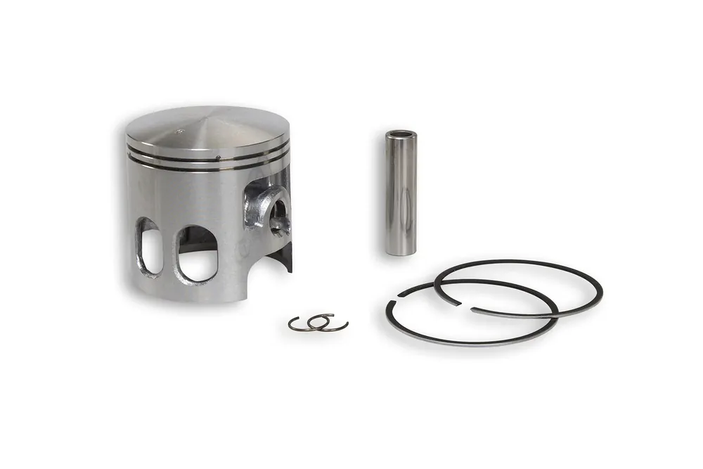 Esclusivo MALOSSI PISTONE Ø 57,5 sp.Ø 12 seg.2 semi.crom. B