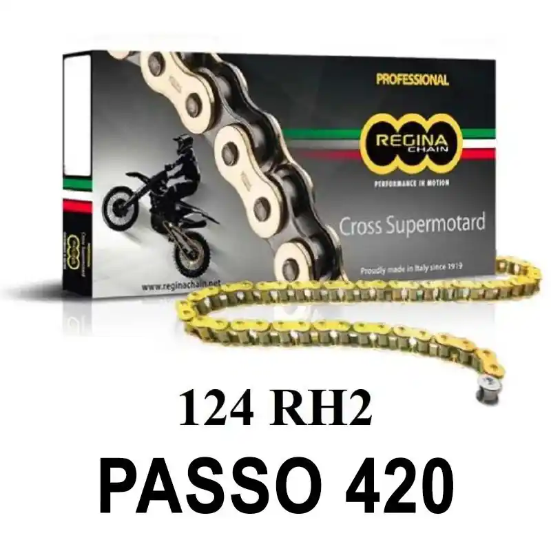 REGINA Catena 124RH2 140 maglie passo 420 - Oro Prezzo Ridotto