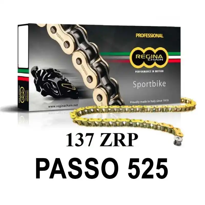 REGINA Catena 137ZRE 120 maglie passo 525 - Oro BMW F 800 R 2005 -2020 Offerta Speciale