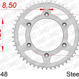 Must-Have Corona AFAM 10212-48 in acciaio passo 520 HM-HONDA CRE F 250 R 2010