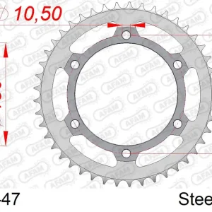 Offerta Lampo Corona AFAM 10501-47 in acciaio passo 520 HONDA NX 650 DOMINATOR 1991 -1995