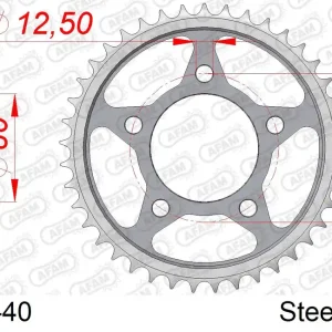 Corona AFAM 10605-40 in acciaio passo 530 HONDA CB 1100 R 1980 -1981 Offerta