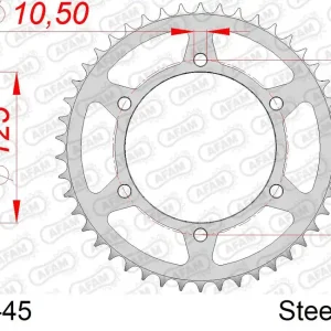 Must-Have Corona AFAM 12305-45 in acciaio passo 520 YAMAHA XT 660 R 2004 -2016