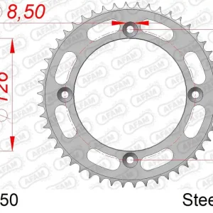 Prezzo Basso Corona AFAM 14202-50 in acciaio passo 428 SUZUKI TS 125 X 1984