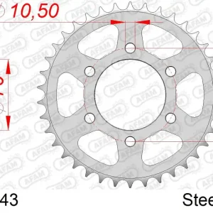 Consegna Rapida Corona AFAM 14503-43 in acciaio passo 530 SUZUKI GSX 400 F 1981  -1985