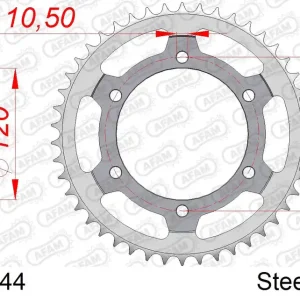 Corona AFAM 14507-44 in acciaio passo 525 SUZUKI GSX-R 750 1998 -1999 Occasione Imperdibile