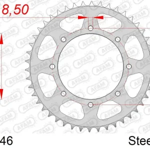 A Buon Prezzo Corona AFAM 16600-46 in acciaio passo 520 KAWASAKI KLE 500 1996 -2004