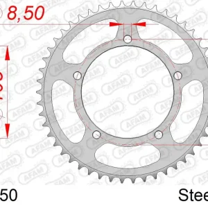 Corona AFAM 35107-50 in acciaio passo 428 MBK 50 X LIMIT SUPERMOTO 2002 Subito Disponibile