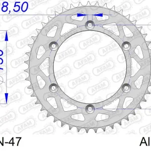 Acquista Ora Corona AFAM 15206N-47 in all. passo 520 GAS-GAS EC 250 2000
