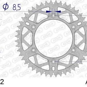 Prezzo Scontato Corona AFAM 72304+52 in all. passo 520 GAS-GAS EC-F 250 2021 -2023