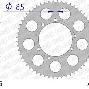 Corona AFAM 93117-56 in all. passo 428 C H RACING WXE 125 ENDURO 2005 Bestseller